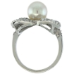 Picture of 10K Gold Diamond Ring Heart-shape & 10 mm Pear with 0.26 cttw Diamond Accent