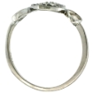 Picture of 10K White Gold Heart Diamond Engagement Ring with 0.06 cttw, 11/32 inch wide