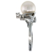 Picture of 10K White Gold Pearl Ring 9mm & 0.085 cttw Diamond Accents