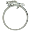 Picture of 10K Gold Palm Leaf Ring with Diamond Accents 0.23 cttw, 1 3/8 inch wide