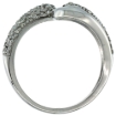 Picture of 10K Gold Wave Diamond Ring 0.30 cttw, 1/2 inch wide